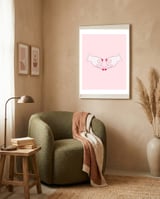 Feminist gang sign framed in a tender room thumbnail
