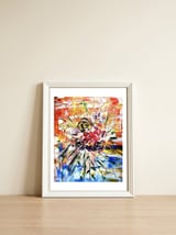 Blooming — framed, leaning against the wall thumbnail