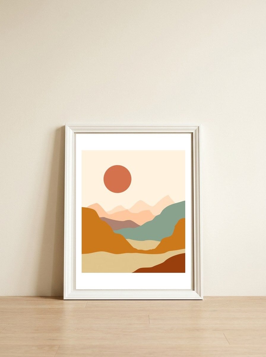 One Day At A Time — framed, leaning against the wall