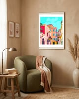 Colorful Houses framed in a tender room thumbnail