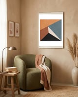 GEOMETRIC SHAPES - A01 framed in a tender room thumbnail