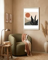 ABSTRACT LANDSCAPE  framed in a tender room thumbnail