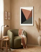 GEOMETRIC SHAPES - N01 framed in a tender room thumbnail