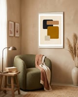 GEOMETRIC SHAPES - GT01 framed in a tender room thumbnail