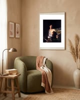 Headed framed in a tender room thumbnail