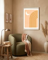ARCHES AND MOON framed in a tender room thumbnail