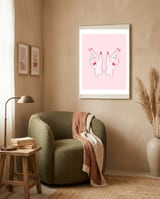 Luck framed in a tender room thumbnail