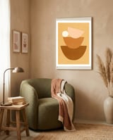 MINIMAL ART - GEOMETRIES  Y03 framed in a tender room thumbnail