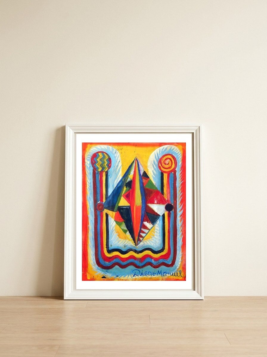 Astrapop 2022 9 — framed, leaning against the wall