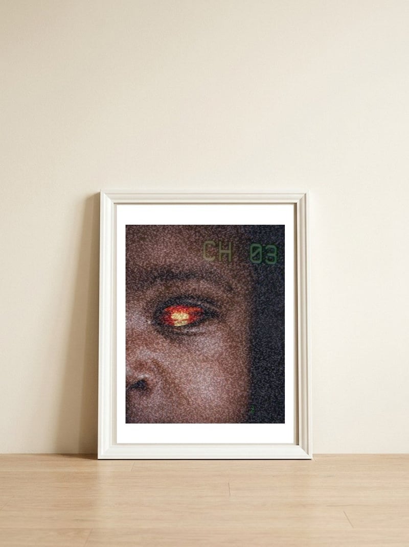 This Is The News — framed, leaning against the wall