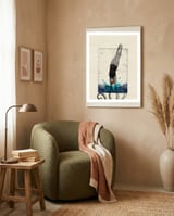 The Swimmer framed in a tender room thumbnail
