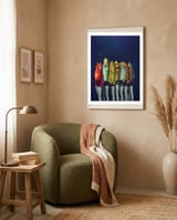 A Gaggle Of Reverse Mermaids framed in a tender room thumbnail