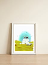 Play Date — framed, leaning against the wall thumbnail
