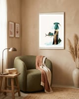 Reverse Mermaid framed in a tender room thumbnail