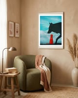 Red And Wolf framed in a tender room thumbnail