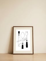 Cutlery — framed, leaning against the wall thumbnail