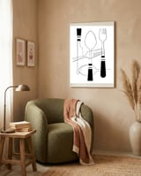 Cutlery framed in a tender room thumbnail