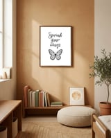Spread your Wings framed in a gentle room thumbnail