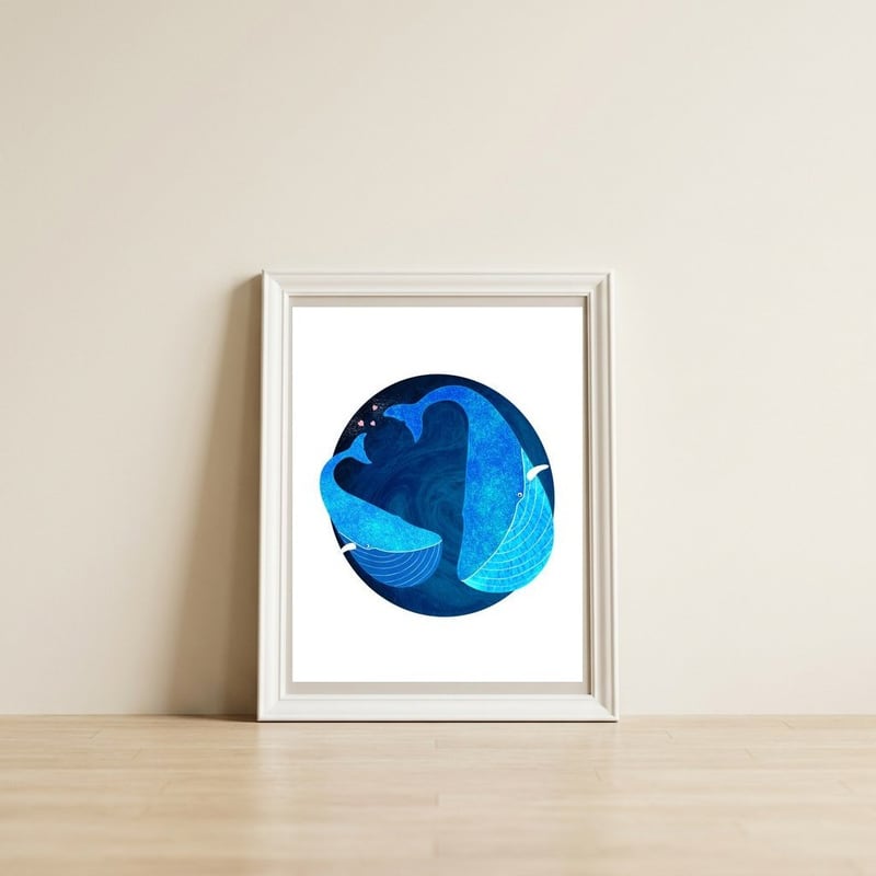 The Inner Space — framed, leaning against the wall
