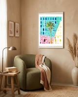 Paradise Calling framed in a tender room thumbnail