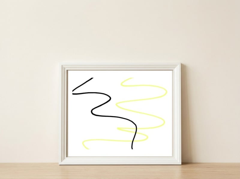 Snakes — framed, leaning against the wall