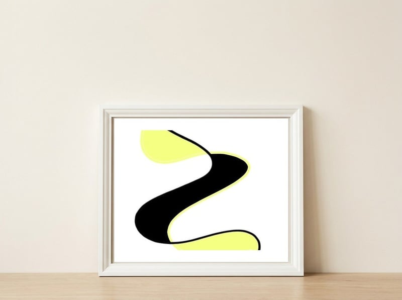 Snakes 9 — framed, leaning against the wall