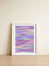 Ocean of Colors — framed, leaning against the wall thumbnail