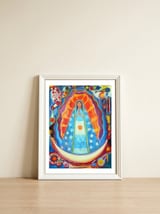 Virgen De Lujan B — framed, leaning against the wall thumbnail