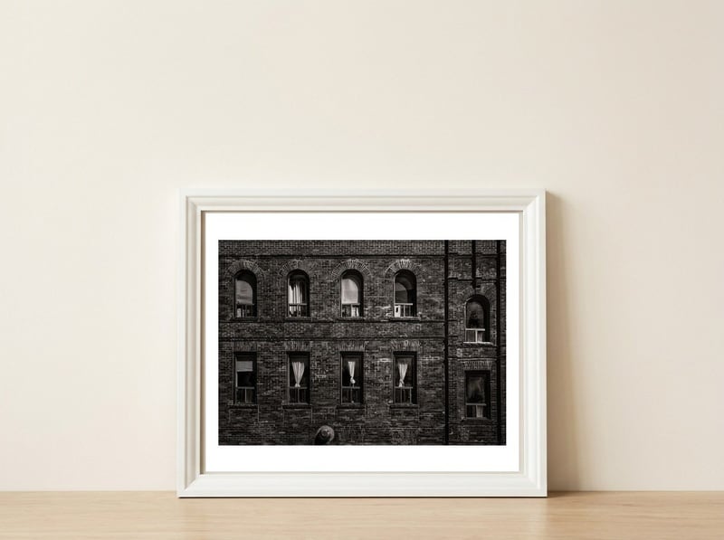 Geometry No 24 — framed, leaning against the wall