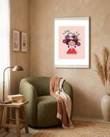 Frida 22 Rgb framed in a tender room thumbnail