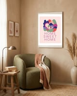 Home Sweet Home 22 Rgb framed in a tender room thumbnail