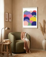 Mediterranean Landscape Rgb  framed in a tender room thumbnail