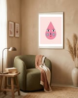 Raindrop Kids rgb framed in a tender room thumbnail