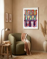 Ondas 2022 8 framed in a tender room thumbnail