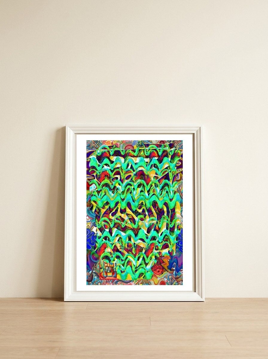 New Graffiti2022 41 — framed, leaning against the wall