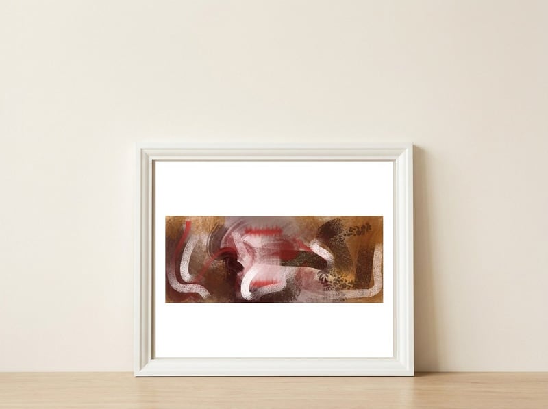 Requinte 3 — framed, leaning against the wall