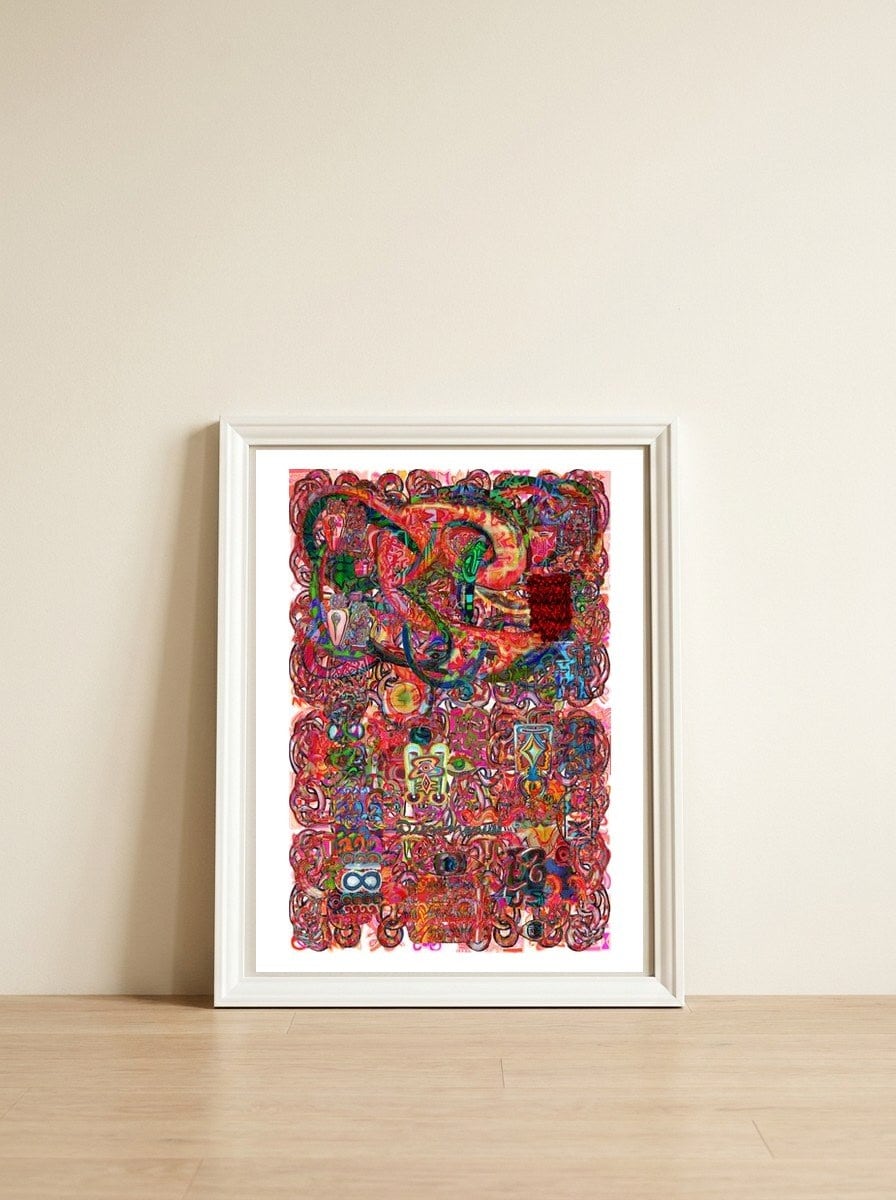 New Graffiti2022 56 — framed, leaning against the wall