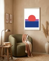 Sunset1 Rgb  White framed in a tender room thumbnail