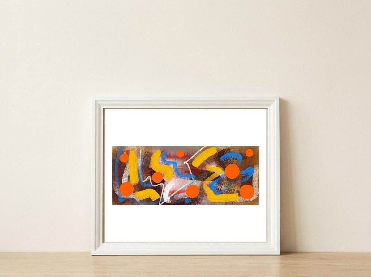 Kafkaesco 3 — framed, leaning against the wall