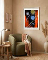 Anoitecer 5 framed in a tender room thumbnail