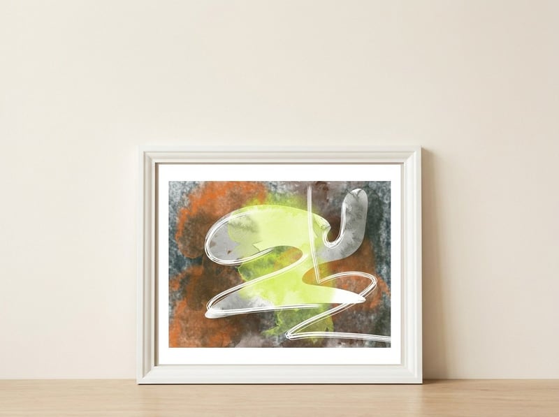 Veloz Km — framed, leaning against the wall
