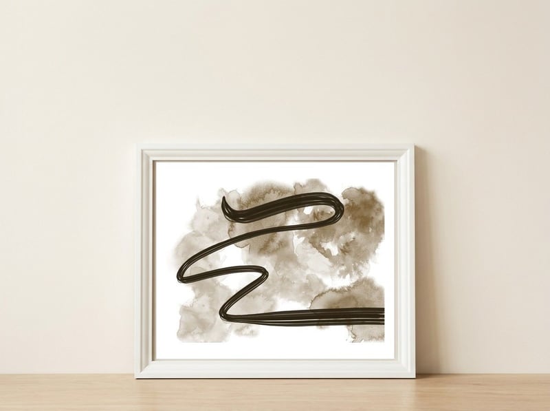 Intenso Km — framed, leaning against the wall