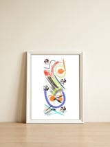 Jardim florido — framed, leaning against the wall thumbnail