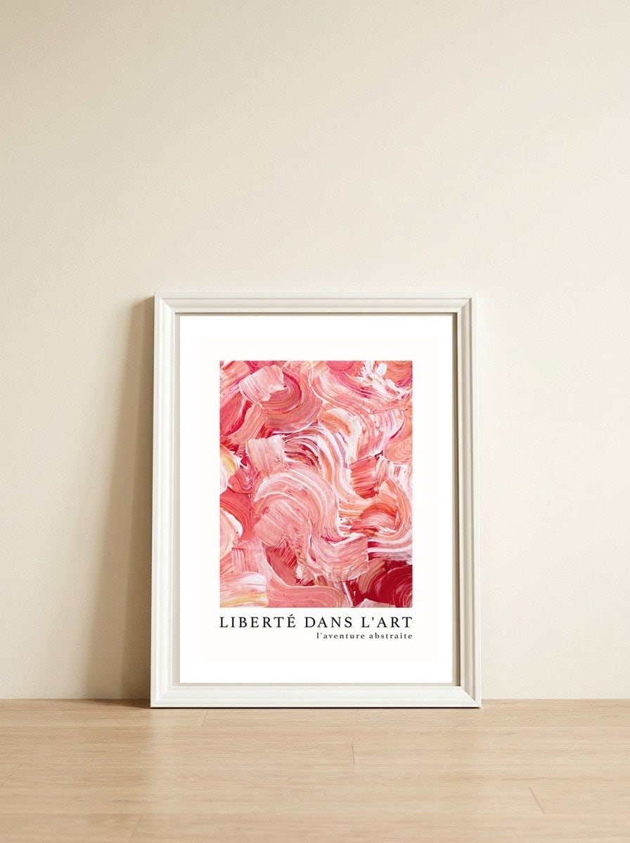 Freedom In Art - The Abstract Adventure (4) — framed, leaning against the wall