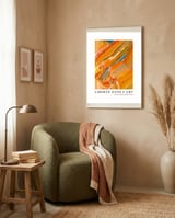Freedom In Art - The Abstract Adventure (8) framed in a tender room thumbnail