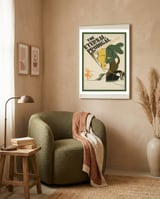 The Eternal Prodigal Advertisement framed in a tender room thumbnail