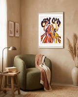 Cry Out (The Chicago Women's Liberation Union) framed in a tender room thumbnail