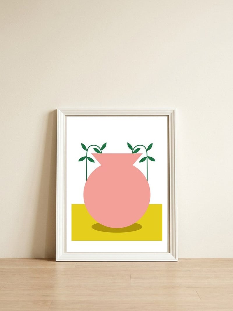 Nostalgia — framed, leaning against the wall