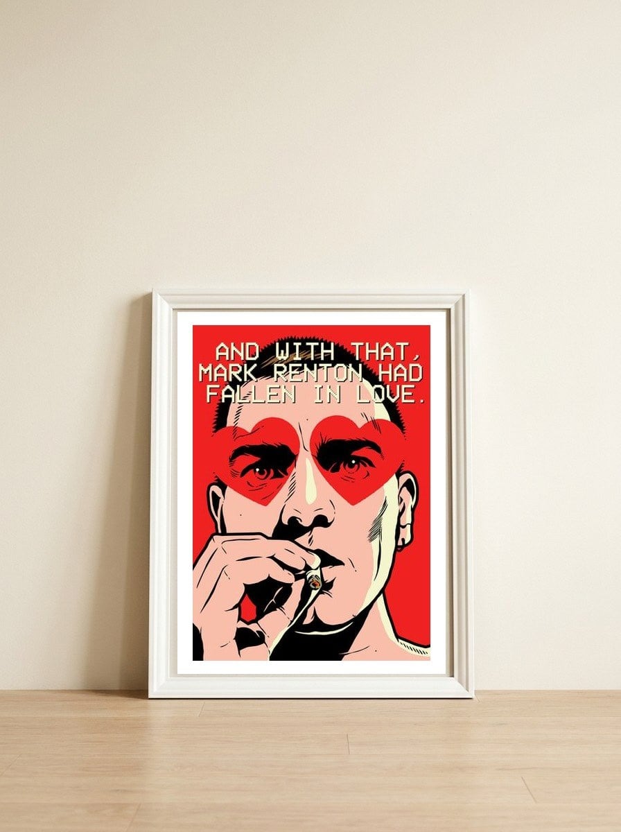 Diane — framed, leaning against the wall
