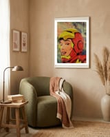 Iron Monroe framed in a tender room thumbnail